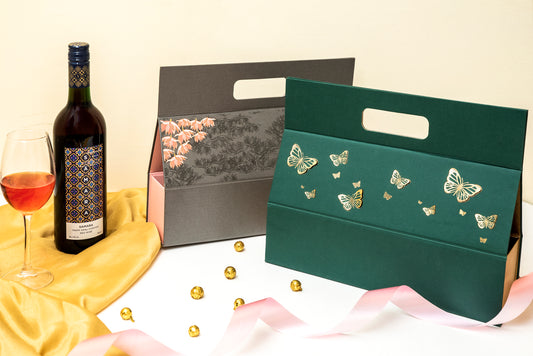 Elegant Wine Bag (Set of 4 Boxes)