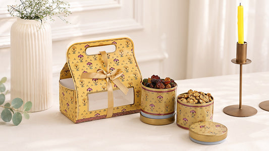 2-Tin Bag (Yellow Flower)