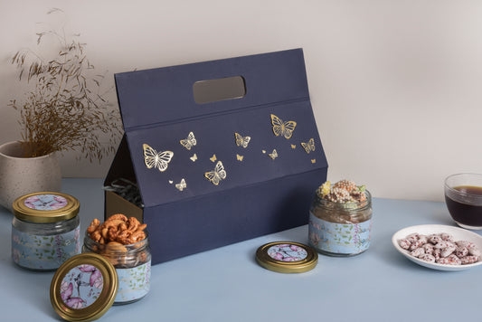 3 Jar Bag (Butterfly Blue)
