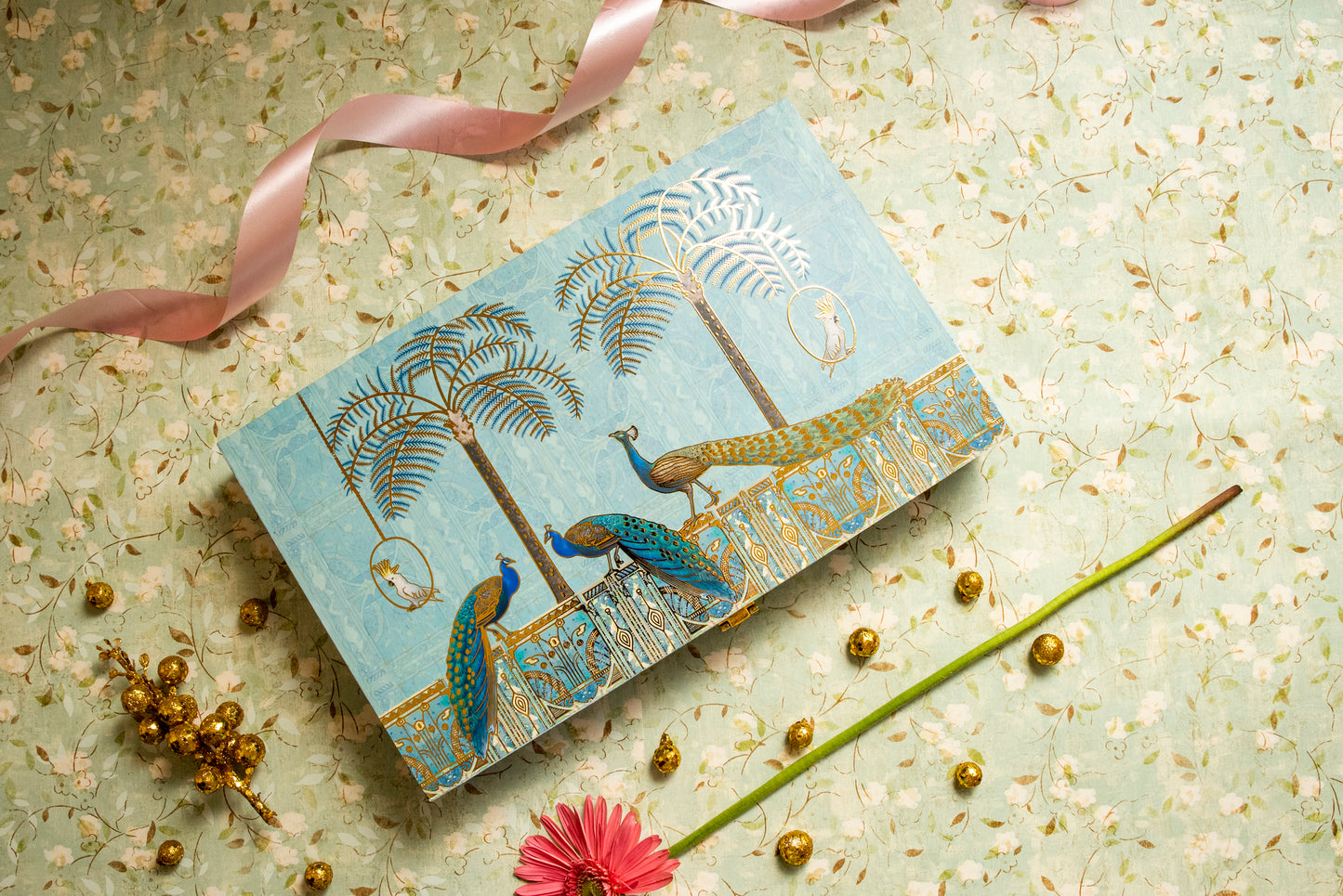 4 Partition Chinoiserie Gift Box