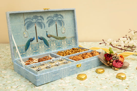 4 Partition Chinoiserie Gift Box